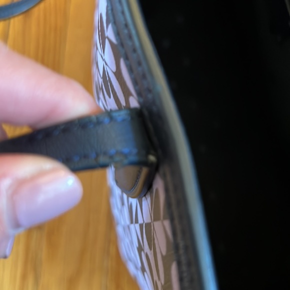 Kate Spade lavender and blue design Tote 💕 - Picture 13 of 14